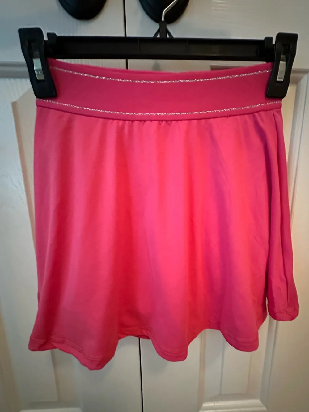 Lands End Hot Pink Skort Sz L (10-12) Like New